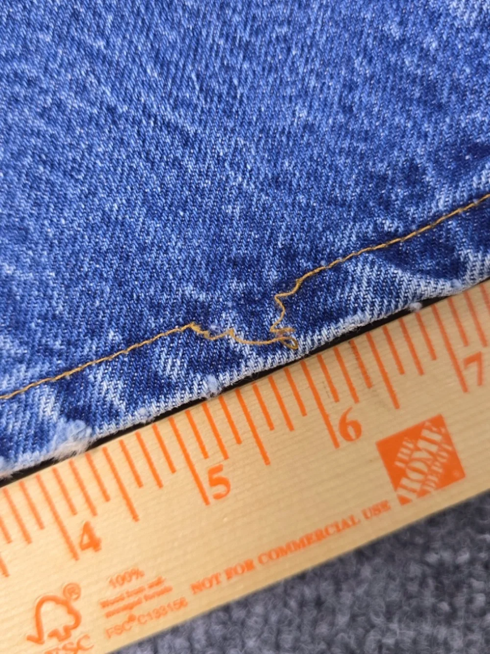 VTG 80s Levi's 517 Bootcut Jeans Made in USA Red Tab Distressed 32x30 Altered